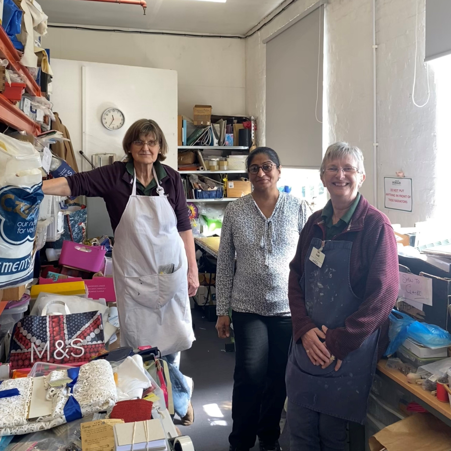 Monday habby volunteers