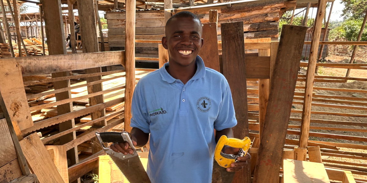 Abel - carpentry trainee