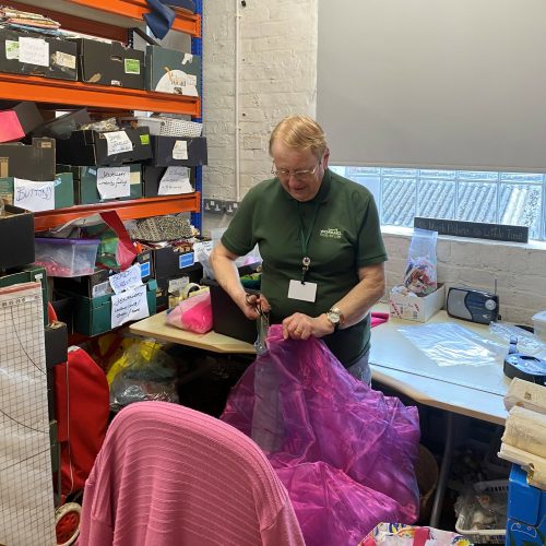 Jean sorting fabric